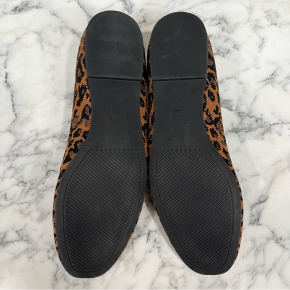 Sanctuary Social Smart Creation Leopard Knit Recycled Ballet Flats Size 7.5 - Picture 9 of 9